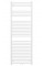 Сушка для рушників MEXEN PLUTON 170х60 WHITE водяна