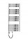 Сушка для рушників MEXEN CERES 120х50 CHROME 600W електричний