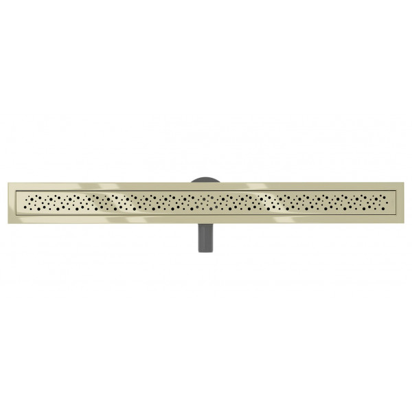 Трап для душу MEXEN FLAT 90 M12 GOLD 360 ° золотий
