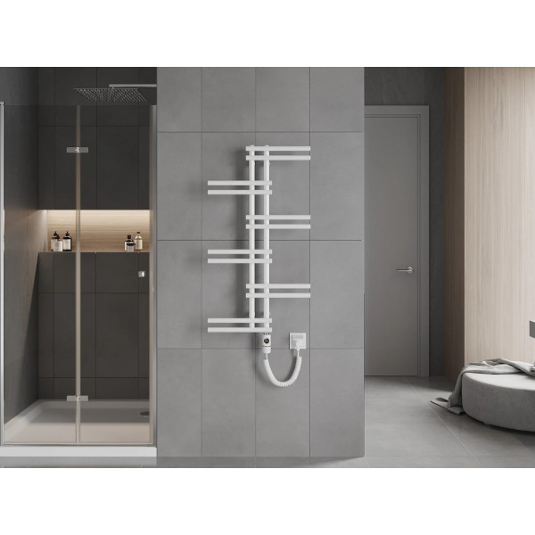 Сушка для рушників MEXEN JARI 100х55 WHITE 300W електрична