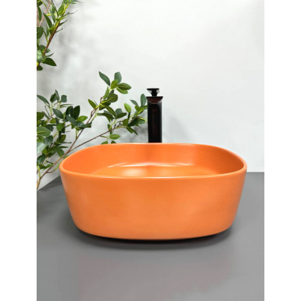 Умивальник (раковина) VBI AREZZO TERRACOTTA MATT накладний