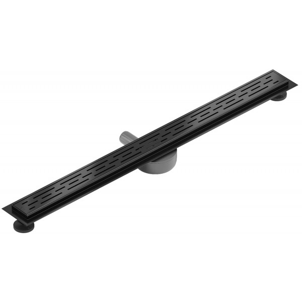 Трап для душу MEXEN FLAT 90 M01 BLACK 360° чорний