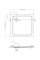 Душовий піддон MEXEN FLAT 100x100 WHITE