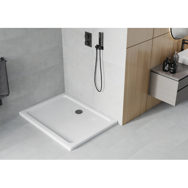 Душовий піддон MEXEN FLAT 110x70 WHITE-B