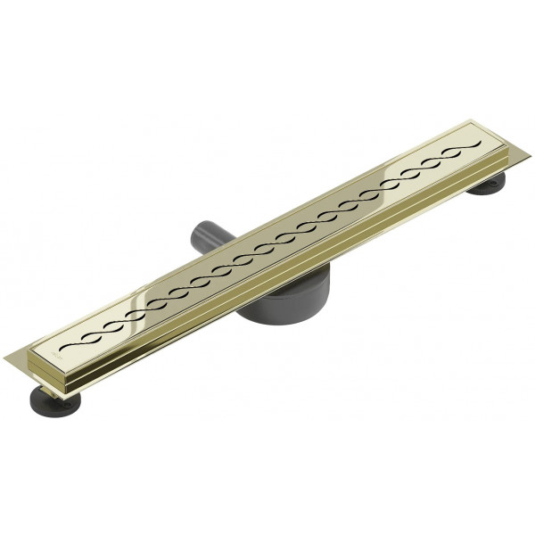Трап для душу MEXEN FLAT 70 M18 GOLD 360 ° золотий