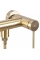 Змішувач для ванни та душу REA CLIF BRUSHED GOLD настінний без виливу