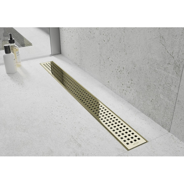 Трап для душу MEXEN FLAT 80 M08 GOLD золотий