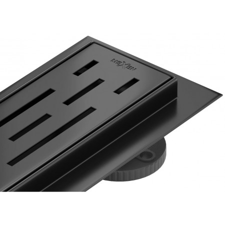 Трап для душу MEXEN FLAT 50 M01 BLACK 360° чорний