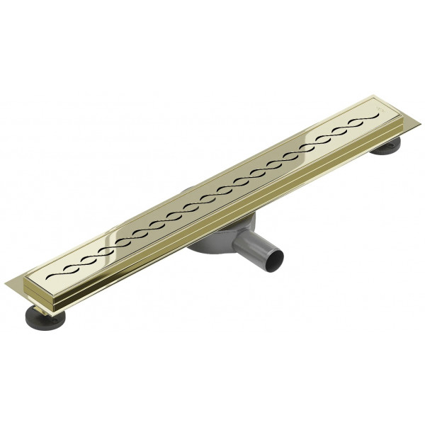 Трап для душу MEXEN FLAT 60 M18 GOLD 360 ° золотий