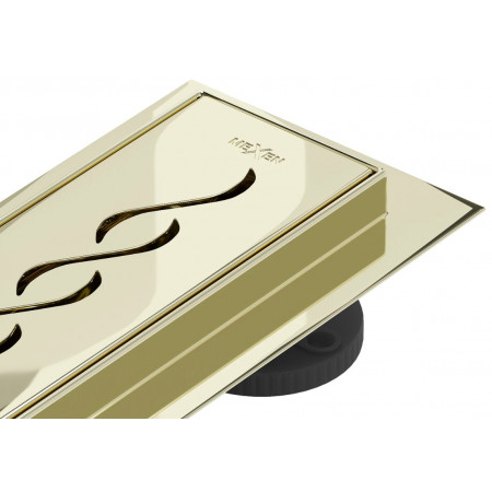 Трап для душу MEXEN FLAT 80 M18 GOLD 360 ° золотий