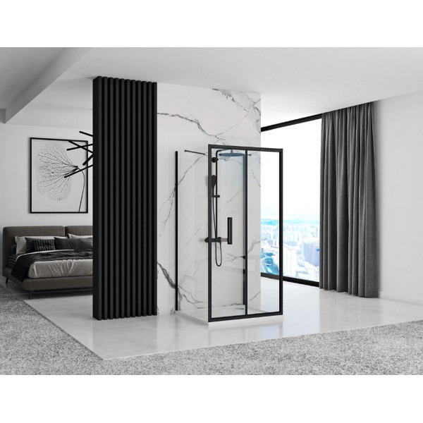 Душова кабіна REA RAPID FOLD 90х80 BLACK
