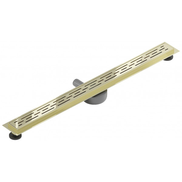 Трап для душу MEXEN FLAT 90 M01 GOLD 360° золотий