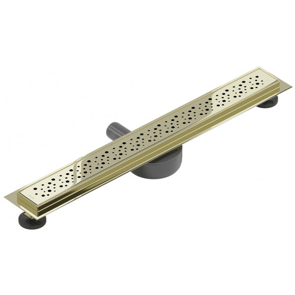 Трап для душу MEXEN FLAT 70 M12 GOLD 360 ° золотий