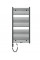 Сушка для рушників MEXEN ARES 120х60 ANTHRACITE 600W електричний