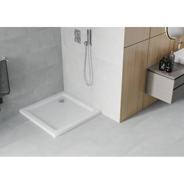 Душовий піддон MEXEN FLAT 100x100 WHITE