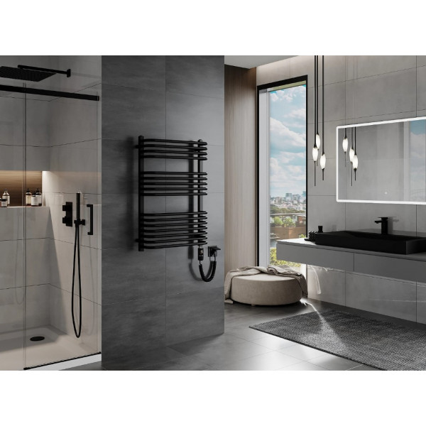 Сушка для рушників MEXEN APOLLO 86х55 BLACK 600W електричний