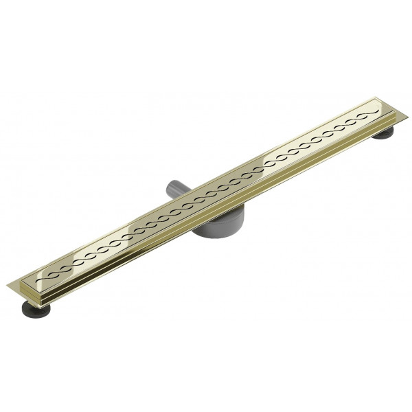 Трап для душу MEXEN FLAT 80 M18 GOLD 360 ° золотий