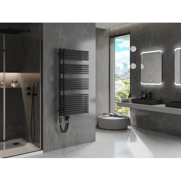 Сушка для рушників MEXEN AMOR 120х60 BLACK 900W електричний