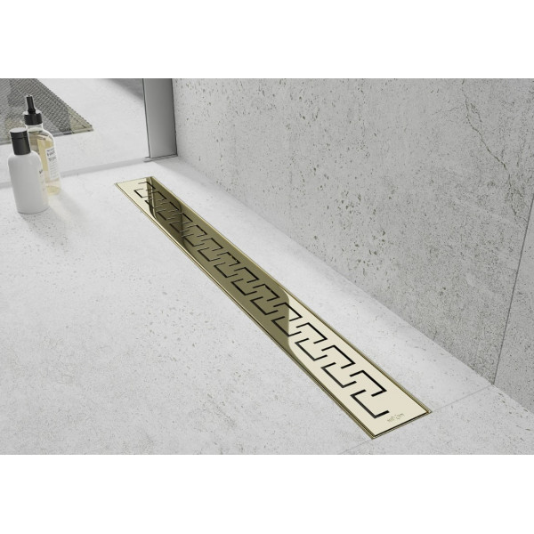Трап для душу MEXEN FLAT 60 M15 GOLD золотий