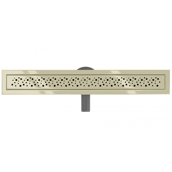 Трап для душу MEXEN FLAT 60 M12 GOLD 360 ° золотий
