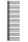 Сушка для рушників MEXEN NEPTUN 160х50 ANTHRACITE водяна