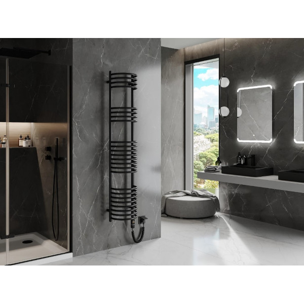 Сушка для рушників MEXEN EROS 160х31 BLACK 600W електричний