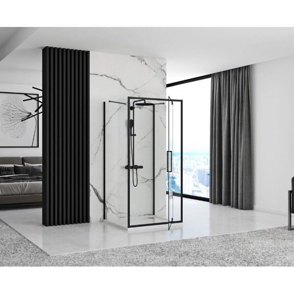 Душова кабіна REA RAPID SWING 70х80 BLACK