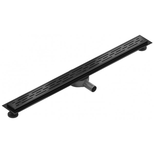 Трап для душу MEXEN FLAT 90 M01 BLACK 360° чорний