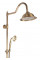 Душовий гарнітур REA BERGAMO ANTIQUE BRONZE з виливом