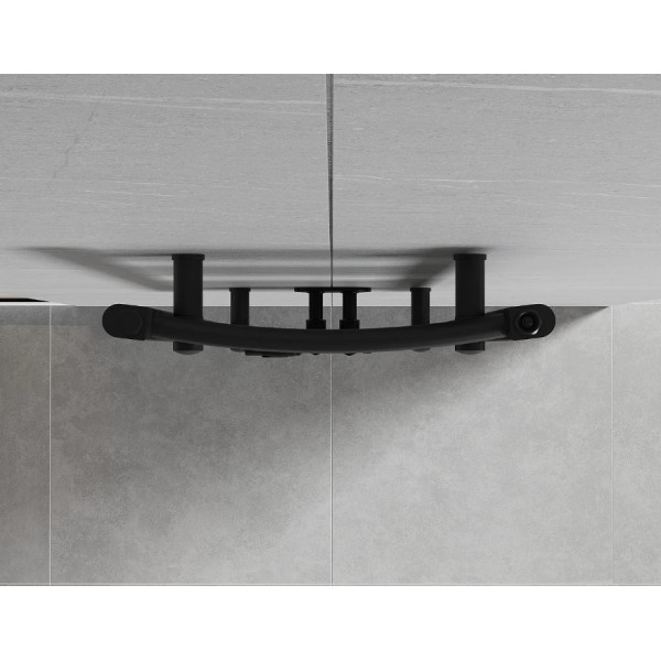 Сушка для рушників MEXEN ARES 120х40 BLACK водяна
