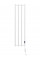 Сушка для рушників MEXEN PINO 140х34 WHITE 250W електричний