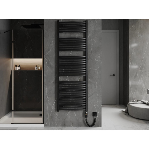 Сушка для рушників MEXEN HELIOS 180х60 BLACK 900W електричний