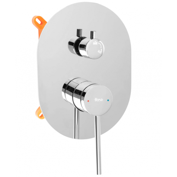Душевая система REA OVAL CHROME + BOX скрытого монтажа