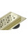 Трап для душу MEXEN FLAT 50 M12 GOLD 360 ° золотий