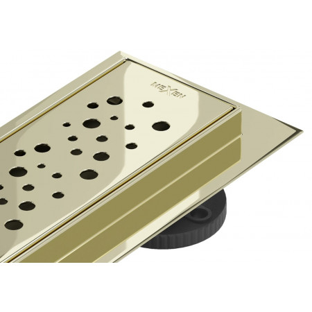 Трап для душу MEXEN FLAT 50 M12 GOLD 360 ° золотий