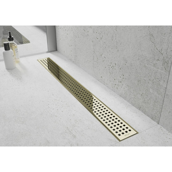 Трап для душу MEXEN FLAT 70 M08 GOLD золотий