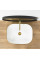 Умывальник (раковина) REA FLORIA BRUSHED GOLD WHITE накладной *