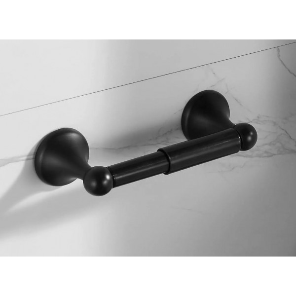 Тримач для туалетного паперу REA 332869A BLACK чорний