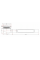 Душовий піддон MEXEN FLAT 110x80 WHITE-B