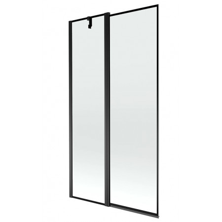 Шторка для ванни MEXEN FLIP-1 100 BLACK рухома