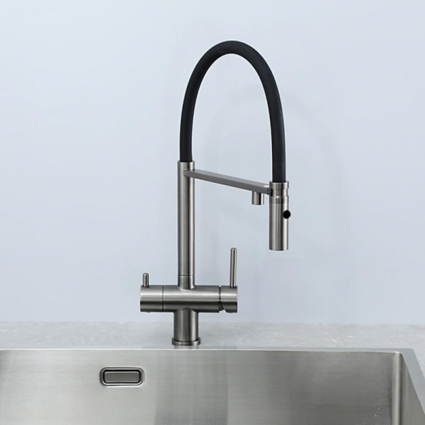Кухонний змішувач Fabiano FKM 3130 Black Steel 8231.403.1930