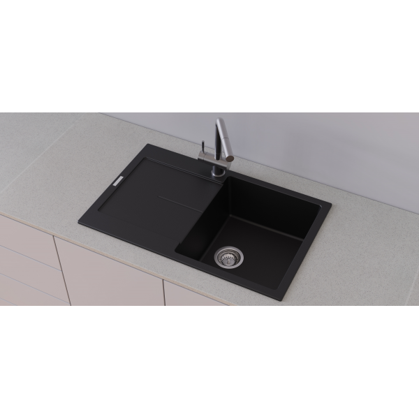 Гранітне миття Fabiano Navio 79x50 Antracit 8221.301.1531