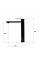 Змішувач для раковини Fabiano Cubo 40202 Graphite 8231.401.1629