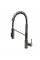 Мийка Quadro 53 Celldecor Nano Graphite + Змішувач FKM 3128 Black Steel