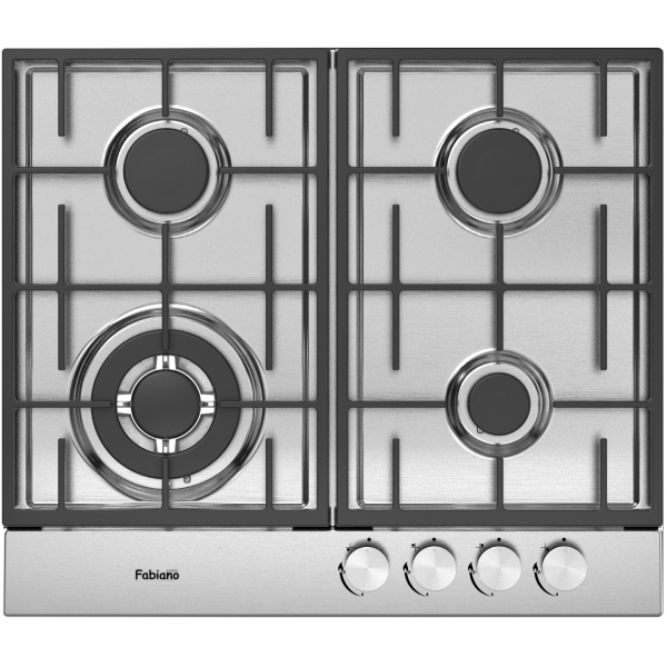 Варильна поверхня газова Fabiano FHG 8644 VGHT Inox 8112.406.1477