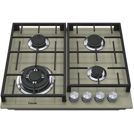 Варильна поверхня газова Fabiano FHG 8244 VGHT Champagne Glass 8111.406.1473