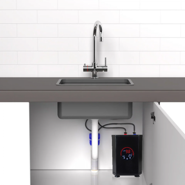 Комбінований з подачею кип'яченої води Fabiano FKM 9840 Black Steel 8231.409.1651