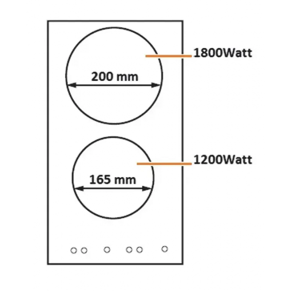 Електрична панель Fabiano FVH 3450 Black 8121.416.1885