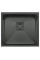 Мийка Quadro 49 Celldecor Nano Graphite + Змішувач FKM 3128 Black Steel 8216.401.0004