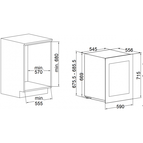 Винна шафа Fabiano FWC 760 BI 8171.409.1568